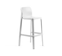 Taburete de Jardín 4 Patas Apilable Sin Brazos Nardi Net Stool 40355.00.000 Bianco