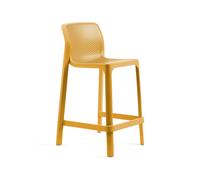 Taburete de Jardín 4 Patas Apilable Sin Brazos Nardi Net Stool Mini 40356.56.000 Senape
