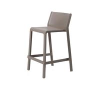 Taburete de Jardín 4 Patas Apilable Sin Brazos Nardi Trill Stool Mini 40353.10.000 Tortora