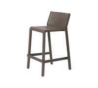 Taburete de Jardín 4 Patas Apilable Sin Brazos Nardi Trill Stool Mini 40353.53.000 Tabacco