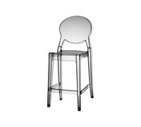Taburete de Jardín 4 Patas Apilable Sin Brazos Scab Igloo 2359 183 Transparente ahumado