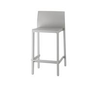 Taburete de Jardín 4 Patas Apilable Sin Brazos Scab Kate 2346 82 Gris claro