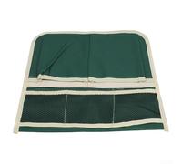 Taburete de jardín con bolsa de almacenamiento de herramientas integrada para trabajo al aire libre, plegable, construcción ligera, soporta actividades comunes de jardinería