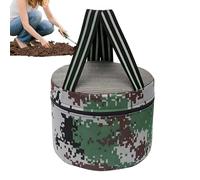 Taburete De Jardín Con Correa Camuflaje Ligero con Bolsillo para Móvil