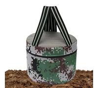 Taburete De Jardín Con Correa Camuflaje Ligero con Bolsillo para Móvil