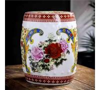 Taburete de jardín de cerámica con Forma de Zapato Floral, Taburete de jardín Decorativo de cerámica Estilo Chinoiserie esmaltado, clásico, Elegante, práctico, para Porche, Sala de Estar, p