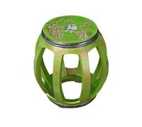 Taburete de jardín de madera maciza,Taburete decorativo de estilo chino, fácil de limpiar, no requiere montaje, adecuado para sala de estar, dormitorio, jardín al aire libre, patio 7 30x30x45cm