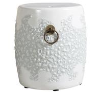 Taburete de Jardín Decorativo de Cerámica Moderno, Taburetes de Piano Pier | Taburete de Porcelana Esmaltada,Mesa Auxiliar Decorativa Clásica Oriental o Asiento for Salón Balcón(Color 1)