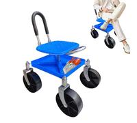 Taburete de jardín genérico | Silla de jardín giratoria de 360 grados, asiento de trabajo al aire libre con altura ajustable para césped y - para talla plantación trasplante y poda