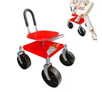 Taburete de jardín genérico - Silla de jardín giratoria de 360 grados - Asiento de trabajo exterior con altura ajustable para césped y | para talla plantación trasplante y podado