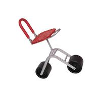 Taburete de jardín plegable de altura ajustable para trabajo en césped y patio, asiento de jardinería portátil con ruedas para mayor comodidad y comodidad