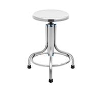 Taburete de laboratorio - acero inoxidable - 150 kg | Steinberg Systems
