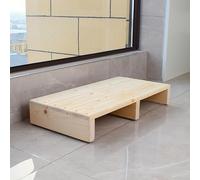 Taburete de madera ajustable de 40 a 100 cm, fácil acceso para zapatos, diseño transpirable, perfecto para el hogar y el jardín, resistente, uso al aire libre, soporte antideslizante