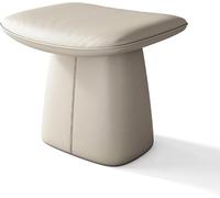 Taburete de madera maciza con almohadilla para sillín, silla de maquillaje versátil y banco de entrada para dormitorio y piano