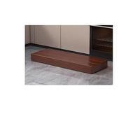 Taburete de madera maciza for adultos y personas mayores, escalones antideslizantes for interiores y exteriores for mesita de noche, baño y cocina (sin montaje)(Brown,39.4x11.8x7.9in/100x30x20cm)