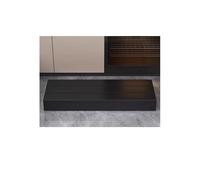 Taburete de madera maciza for adultos y personas mayores, escalones antideslizantes for interiores y exteriores for mesita de noche, baño y cocina (sin montaje)(Black,31.5x11.8x4.3in/80x30x11cm)