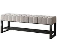 Taburete de madera para zapatos, elegante taburete alto para sala de estar, reposapiés de altura de barra, banco de tocador versátil, asiento de pasillo