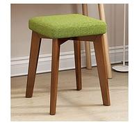 Taburete de madera Slish con protector de pies, reposapiés Ele para dormitorio y baño, ideal para decoración del hogar y asiento multiusos, perfecto para cualquier espacio