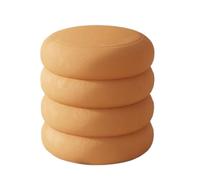 Taburete de maquillaje con almacenamiento, asiento redondo respetuoso con la piel para tocador, ahorra espacio, organizador de maquillaje para el hogar, elegante silla de tocador con compartimento