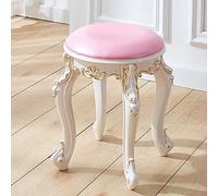 Taburete de maquillaje de terciopelo - Silla tapizada para dormitorio, baño y piano, muebles cómodos para decoración elegante del hogar