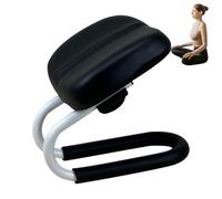 Taburete De Meditación - Asiento Ergonómico De Cuero PU De Metal | Silla baja Yoga Zen Con Altura Ajustable | Este Cómodo Banco Acolchado De Esponja Apoya Su Para El Yoga Y La Práctica