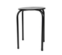 Taburete de metal - Negro