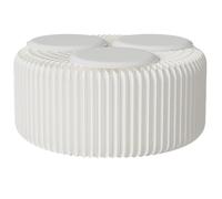 Taburete de papel plegable de acordeón, banco portátil de panal para sala de estar, dormitorio y entrada