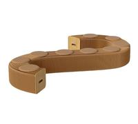 Taburete de papel plegable de acordeón, banco portátil de panal para sala de estar, dormitorio y entrada
