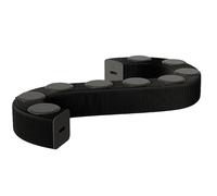 Taburete de papel plegable, diseño de acordeón para ahorrar espacio, ideal para sala de estar, entrada y mesita de noche