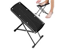 Taburete de para pies,Soporte pie plegable ajustable Herramienta negra regalo navideño, suministros belleza antideslizantes con carga rodamiento 220
