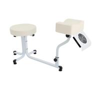 Taburete de pedicura con aspiradora, soporta 100 kg, silla de manicura con asiento de esponja suave, reposapiés y sistema de aspiración integrado, 2600 rpm para salón de uñas, salón de belleza