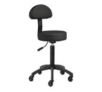 Taburete de peluquería Gabbiano D026 negro