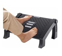 Taburete de pie ajustable: taburete de paso compacto para escritorio y uso de viajes | Soporte de piernas de oficina con superficie no deslizante, y fácil de limpiar para el reposapiés para lo