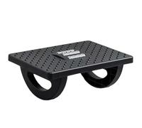 Taburete de pie con rodillo de masaje para aliviar las piernas de los pies, antideslizante, reposapiés ergonómico debajo del escritorio