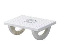 Taburete de pie con rodillo de masaje para aliviar las piernas de los pies, antideslizante, reposapiés ergonómico debajo del escritorio