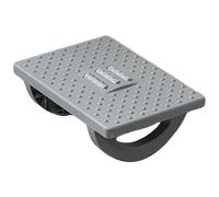 Taburete de pie con rodillo de masaje para aliviar las piernas de los pies, antideslizante, reposapiés ergonómico debajo del escritorio