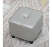 Taburete de pie de piel suave, antideslizante, fácil de limpiar, taburete para cambio de zapatos para el hogar, entrada, oficina