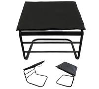 Taburete de pie para debajo del escritorio con cojín suave ampliado, suministros de reposapiés transpirables de apoyo, comodidad ergonómica para sofá, dormitorio, cocina, entrada, sala de estar