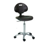 Taburete de poliuretano Kinefis Élite: Con respaldo y altura media de 55 - 75 cm