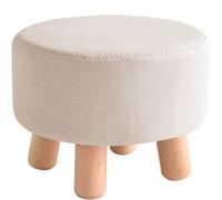 Taburete de repuesto para zapatos de madera maciza, banco creativo para sala de estar, silla pequeña para el hogar, taburete pequeño para entrada, elegante taburete compacto para decoración del hogar