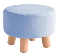 Taburete de repuesto para zapatos de madera maciza, banco pequeño creativo para sala de estar, silla compacta para el hogar, versátil y pequeño tabouret para entrada y decoración