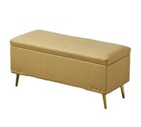 Taburete de sofá de Lujo Ligero, Taburete de Almacenamiento, tecnología, Tela, Patas de Metal, Tienda de Ropa, Taburete para Cambiar Zapatos, Estilo Europeo, Banco Simple