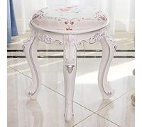 Taburete de suelo para vestirse Stoo Taburete de maquillaje Banco acolchado Silla de piano Banco en Dormitorio Baño Plástico ABS Patas de acero 43 cm (Color: 10)