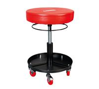 LAMPA 71491 Taburete de taller neumático Rojo