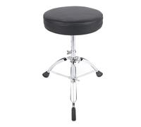 Taburete de Tambor de Aleación, Trono de Tambor Alto con Asiento de Esponja de Alta Densidad, Patas de Soporte Dobles para Tocar la Guitarra con Teclado de Tambor