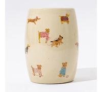 Taburete de Tambor de Cerámica Pintado, Porcelana Esmaltada de Alta Temperatura A 1280 ℃, Mesa Auxiliar Decorativa Multiusos Pesada, Decoración de Jardín