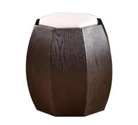 Taburete de tambor de estilo chino, muelle redondo decorativo y asiento suave, muebles versátiles para jardín, patio y entrada