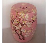 Taburete de Tambor de Estilo Chino, Taburete Decorativo de cerámica para jardín, Taburete esmaltado y Pintado a Mano, decoración para Patio, Porche y jardín.