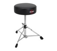 Taburete de Tambor Gibraltar Serie 4000, 4608 (diámetro: 33 cm, fácil de Transportar, Altura Ajustable, Base de un Solo puntal, pies de Goma 'Super Foot')