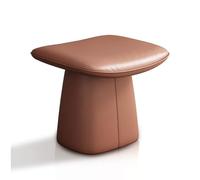 Taburete de tocador con cómodo cojín de sillín, reposapiés otomano para dormitorio, vestidor y entrada